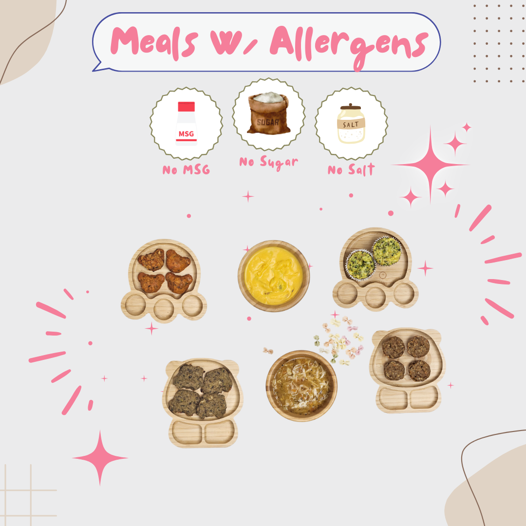 Meals with allergens